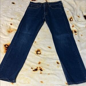 Levi's Dark Blue Straight Jeans